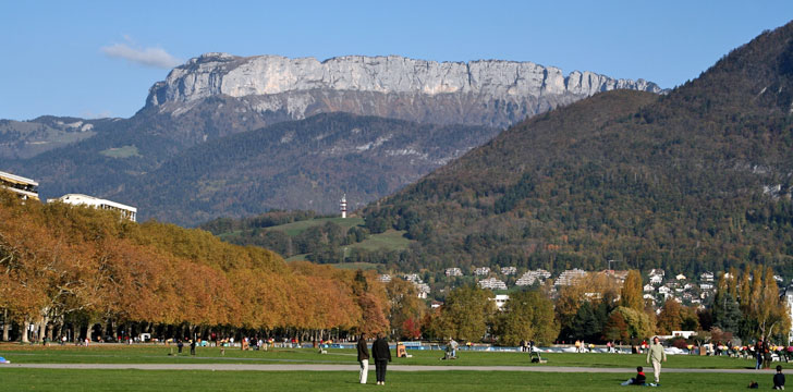 Le Pâquier est un parc de la ville d'Annecy