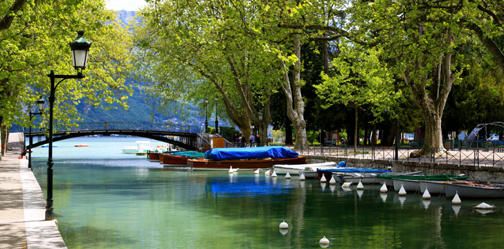 Le Pont des Amours à Annecy